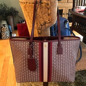 Tory Burch Coated Canvas Tote